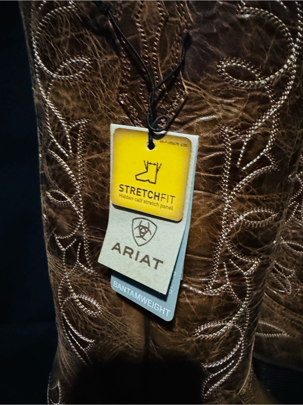 ARIAT Women’s Heritage D toe stretch fit cowboy boots MINT CONDITION!! - Picture 6 of 14
